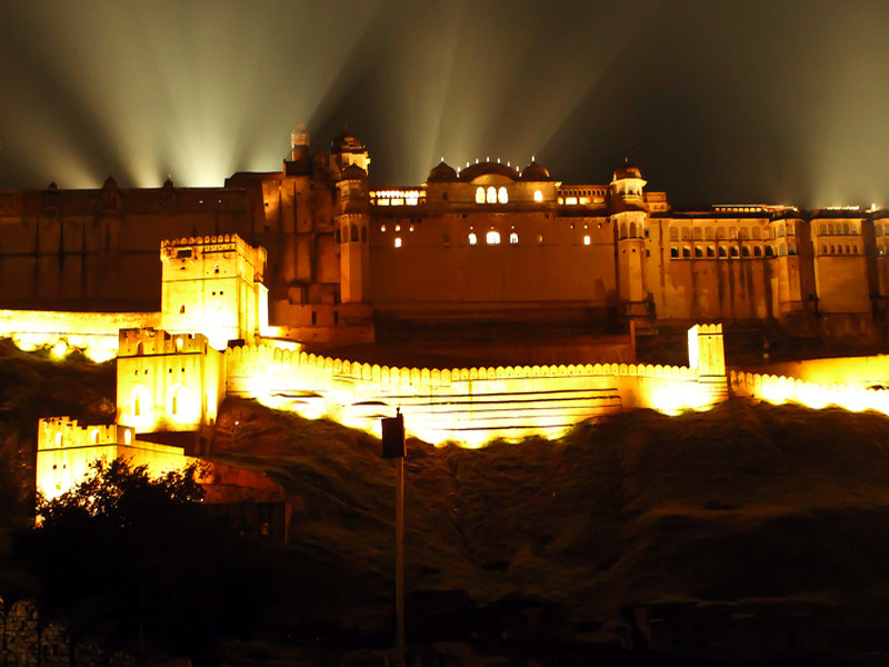 Image result for light & sound show at Kumbhalgarh Fort.