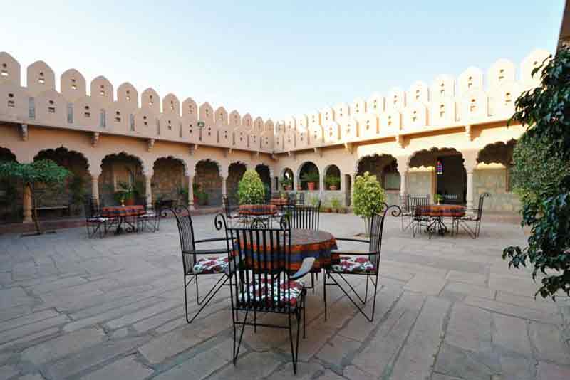 The Pushkar Bagh Resort Open Courtyard 