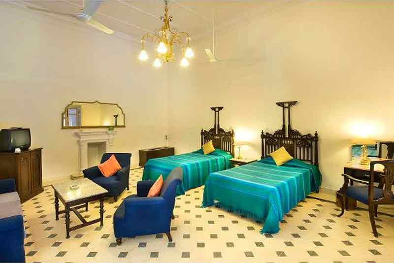 The lallgarh palace Room