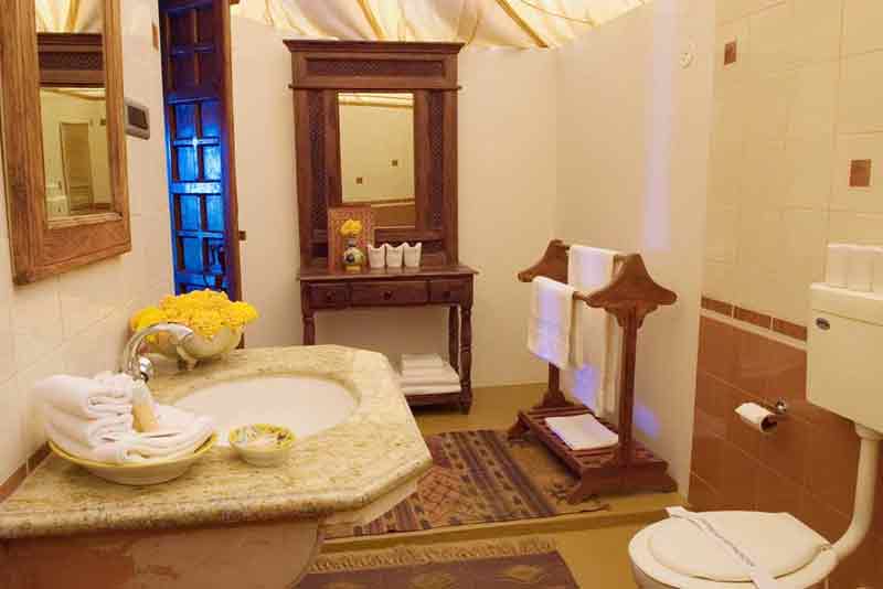 The Pushkar Bagh Resort Bathroom