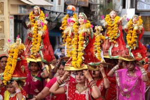 Gangaur Festival in Jaipur Rajasthan India