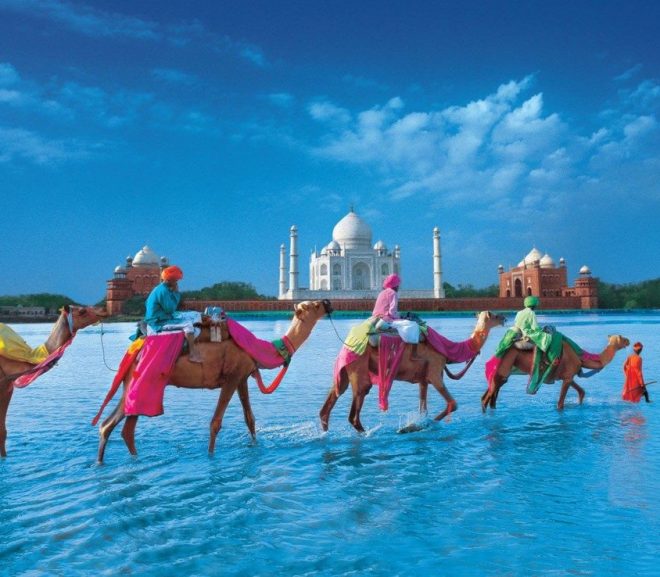 Taj Mahal Agra One Of The Seven Wonders Of World