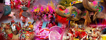 Celebrazioni Holi in Rajasthan