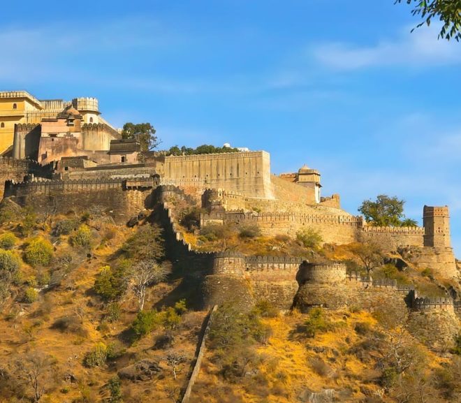 Historical Fort Kumbhalgarh in Rajasthan