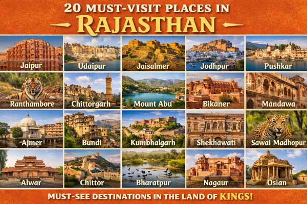 20 Must-Visit Places in Rajasthan: A Journey Through the Land of Kings