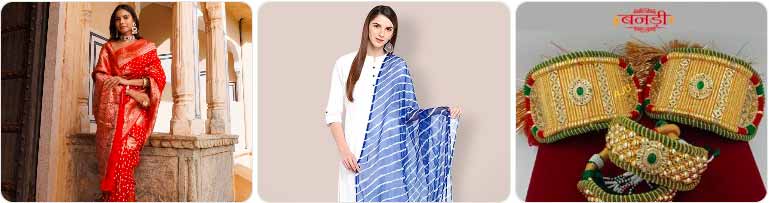 Bandhani and Lehariya Tie-Dye