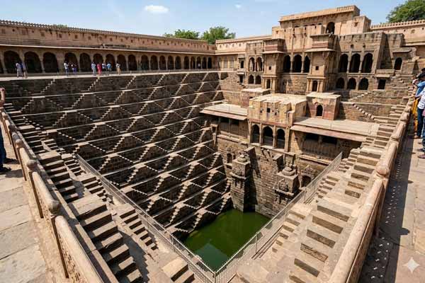 Exploring the Hidden Beauty of Chand Baori Abhaneri