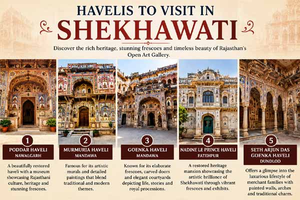 Top 5 Havelis to Visit in Shekhawati