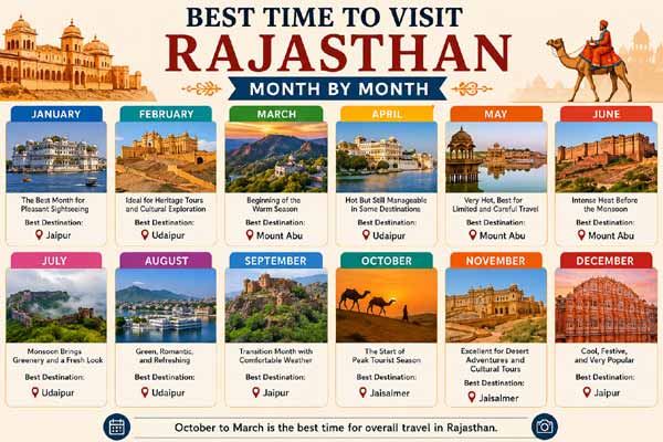 Best Time to Visit Rajasthan Month by Month