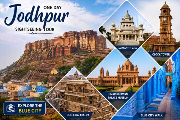 Jodhpur One Day Sightseeing Tour Itinerary