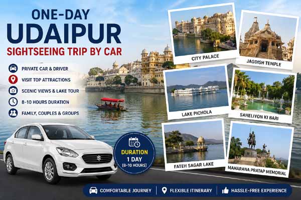 One-Day Udaipur Sightseeing Trip by Car