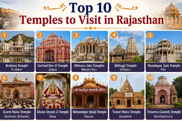 Top 10 Temples to Visit in Rajasthan