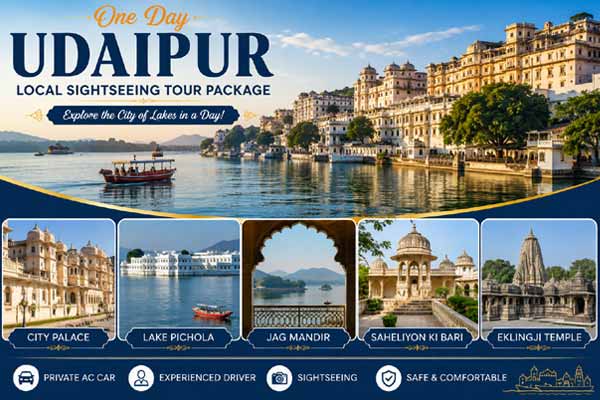 One Day Udaipur Local Sightseeing Tour Package