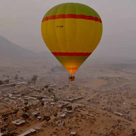 hot air balloon ride