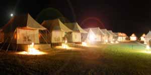 Camping on Sand Dunes