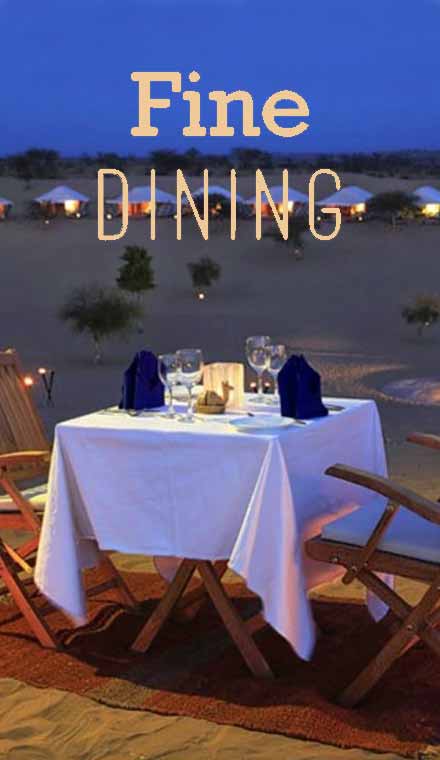 Fine Dining activities in jodhpur