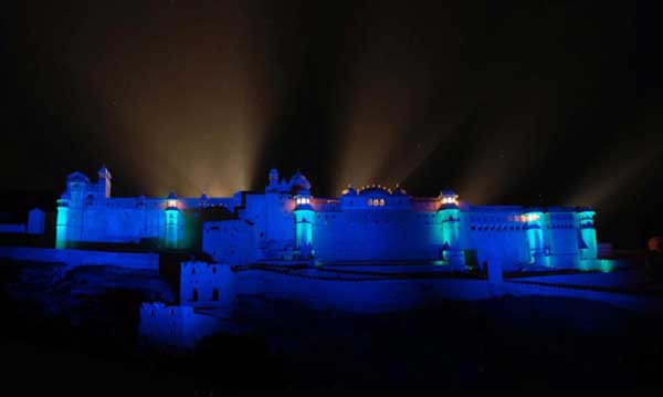 light and sound show