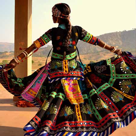 Enjoy a Kalbelia dance performance