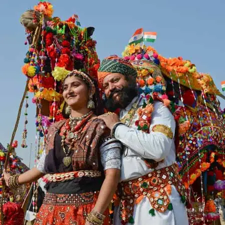 Golden Triangle with Pushkar Tour Package