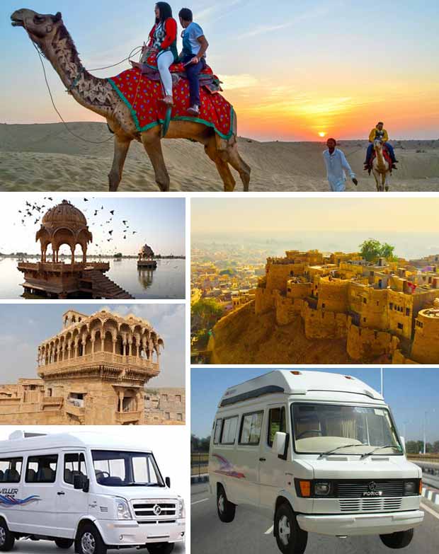 Tempo Traveller in Jaisalmer
