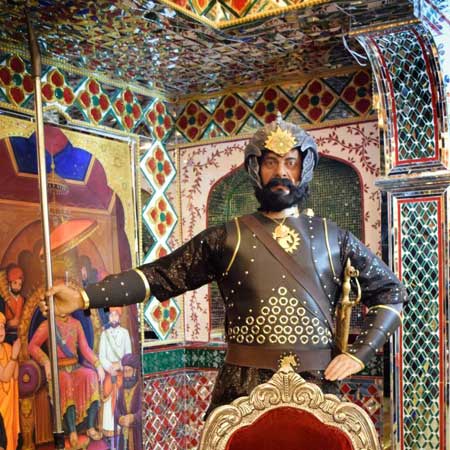 Nahargarh fort Wax Museum and sheesh mahal 