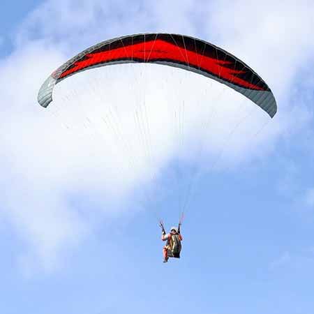 Ziplining and Paragliding