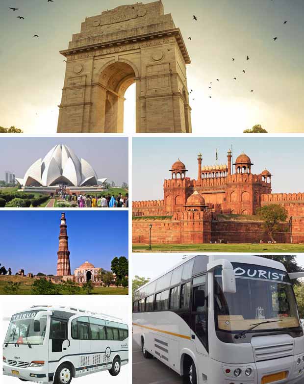 Bus Rental in delhi