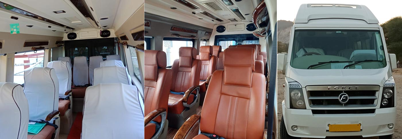 Book maharaja tempo traveller