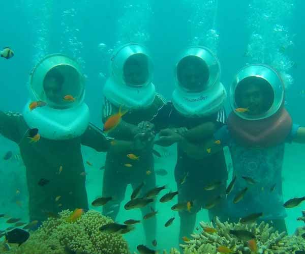 Sea Walk in Andamans